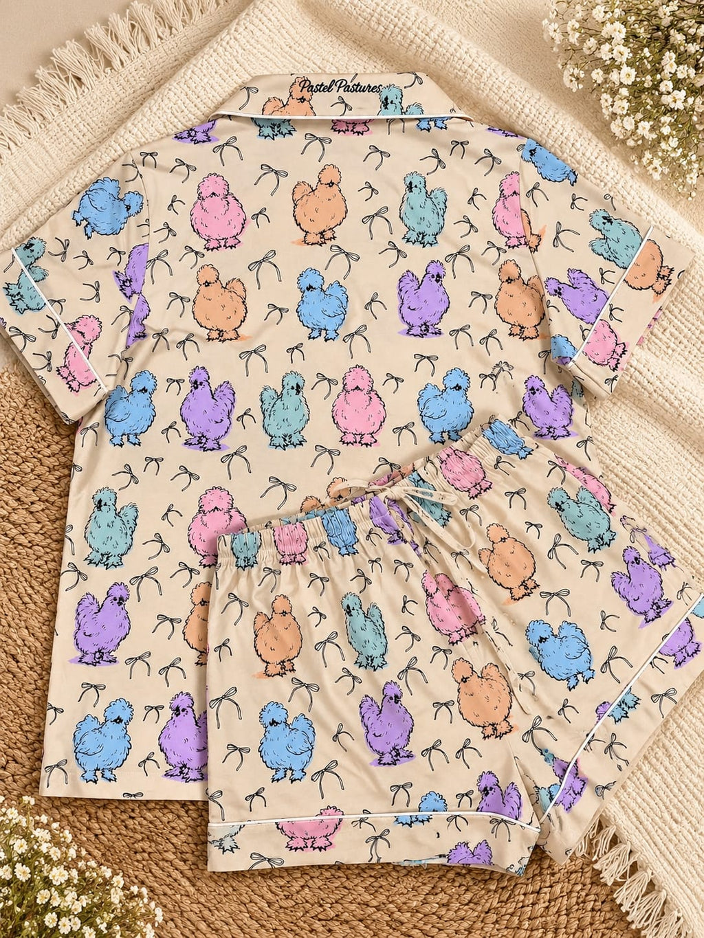 Buttermilk Silkie Chicken Pyjama Set